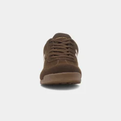 Lambretta Tackle Mens Chocolate Lace Up Trainer