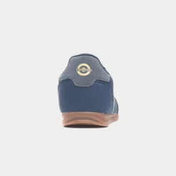 Lambretta Tackle Mens Navy Lace Up Trainer