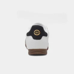 Lambretta Tackle Mens White Lace Up Trainer