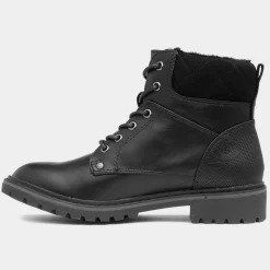 Lilley & Skinner Alberta Womens Black Lace Up Boot