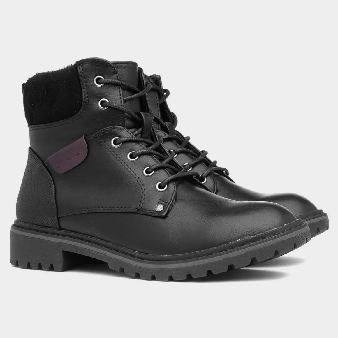 Lilley & Skinner Alberta Womens Black Lace Up Boot