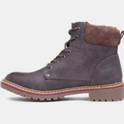 Lilley & Skinner Alberta Womens Grey Lace Up Boot