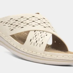 Lilley & Skinner Antigua Womens Beige Mule Sandal