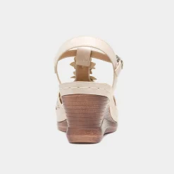 Lilley & Skinner Barbuda Womens Beige Wedge Sandal