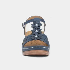 Lilley & Skinner Barbuda Womens Blue Wedge Sandal