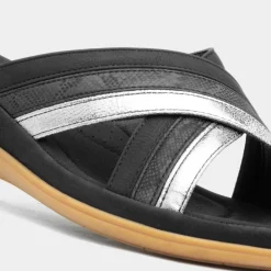 Lilley & Skinner Caicos Womens Black Mule Sandal
