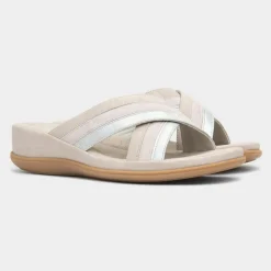 Lilley & Skinner Caicos Womens Beige Mule Sandal