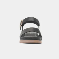 Lilley & Skinner Corsica Womens Black Wedge Sandal