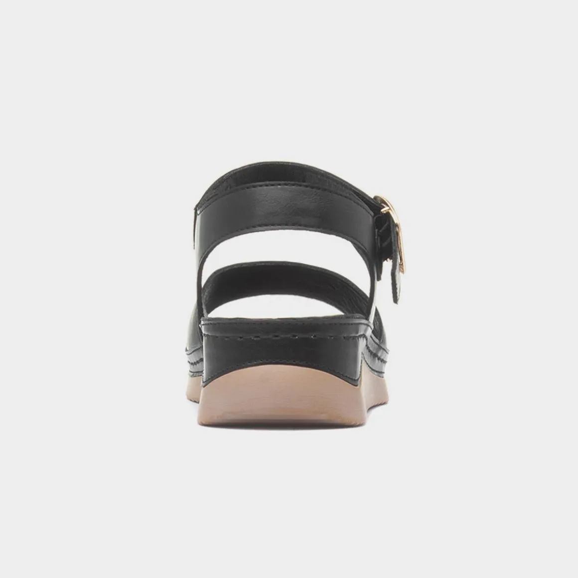 Lilley & Skinner Corsica Womens Black Wedge Sandal