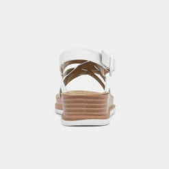 Lilley & Skinner Cuba Womens White Strappy Sandal