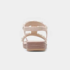 Lilley & Skinner Cyprus Womens Beige Flower Sandal