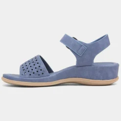 Lilley & Skinner Haiti Womens Blue Strappy Sandal