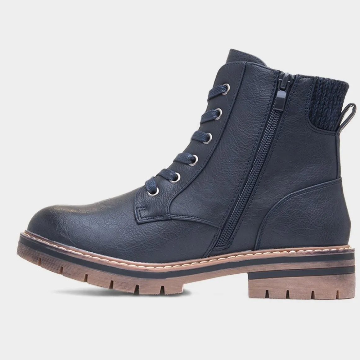 Lilley & Skinner Iceland Womens Navy Ankle Boot