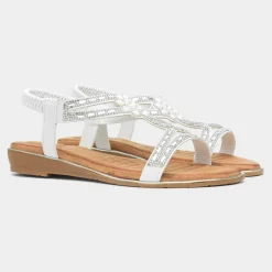 Lilley & Skinner Langkawi Womens White Sandal