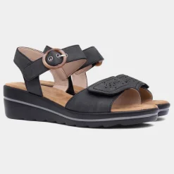 Lilley & Skinner Majorca Womens Black Sandal