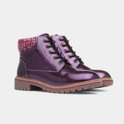 Lilley & Skinner Montreal Womens Purple Boot