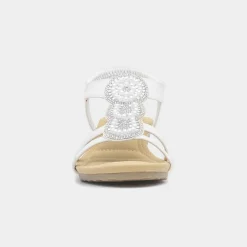 Lilley & Skinner Phuket Womens White Wedge Sandal