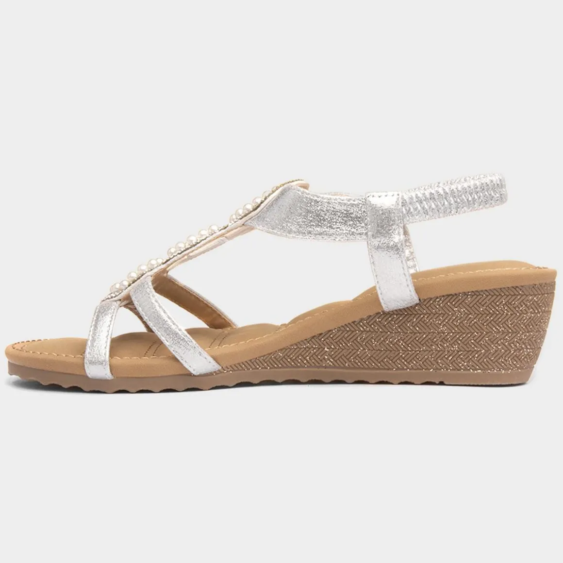 Lilley & Skinner Phuket Womens Silver Sandals