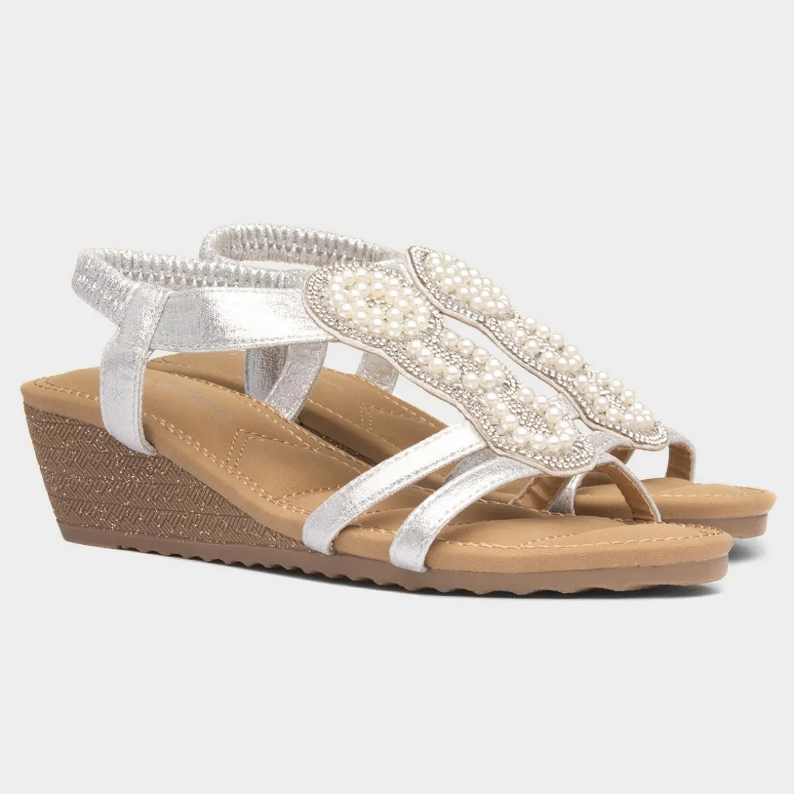 Lilley & Skinner Phuket Womens Silver Sandals