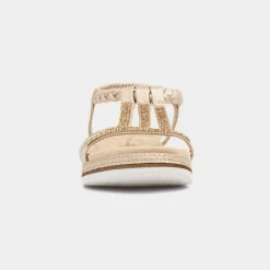Lilley & Skinner Seychelles Womens Gold Sandals