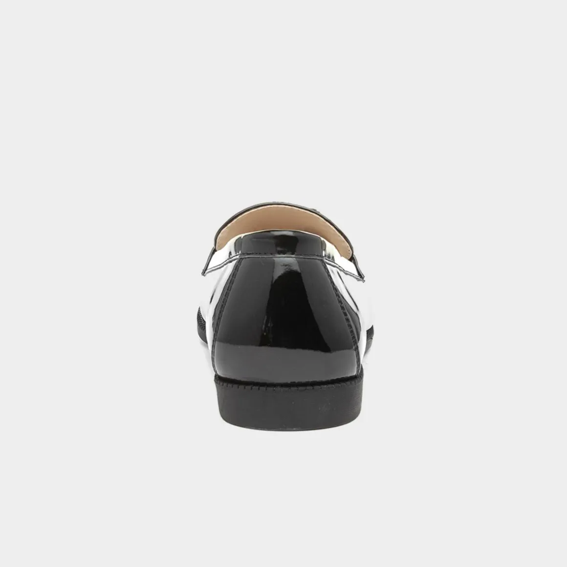 Lilley Anais Womens Black Patent Loafer