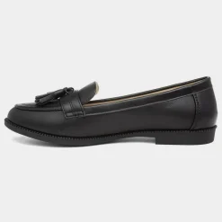 Lilley Anais Womens Black Matte Loafer