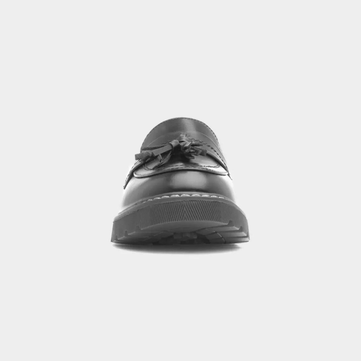 Lilley Angel Womens Black Tassel Loafer