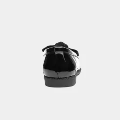 Lilley Anita Womens Black Patent Loafer with Bow