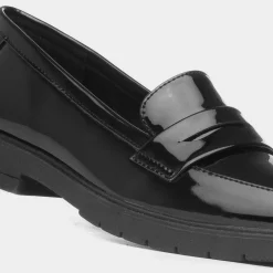 Lilley Annie Womens Black Patent Loafer