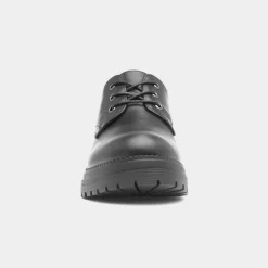 Lilley Audrey Womens Black Lace Up Shoe