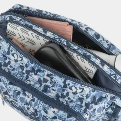 Lilley Cromer Womens Floral Blue Cross Body Bag