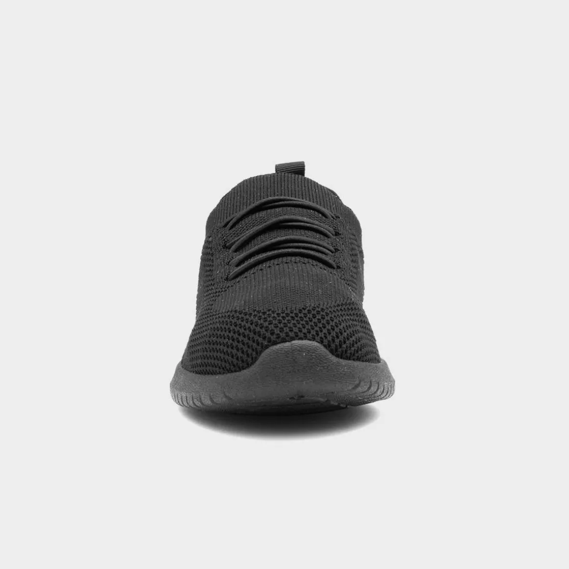 Lilley Darcy Womens Black Knitted Trainer