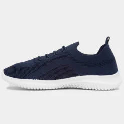 Lilley Darcy Womens Navy Knitted Casual Shoe