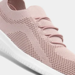 Lilley Darcy Womens Pink Nude Knitted Casual Shoe