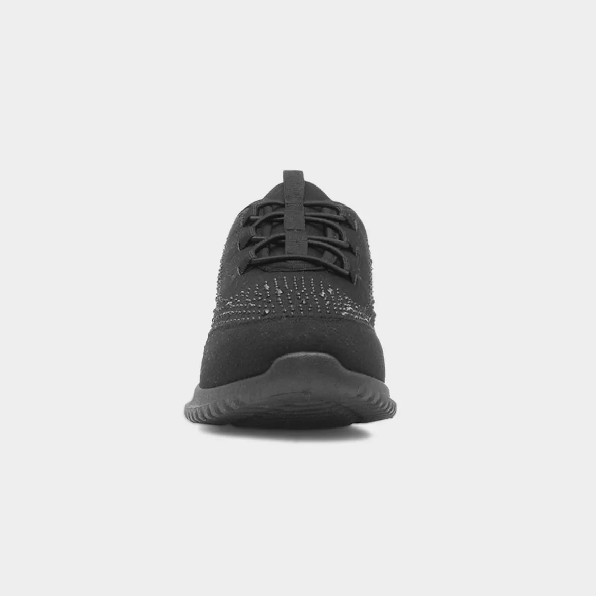 Lilley Darlene Womens Black Diamante Casual Shoe