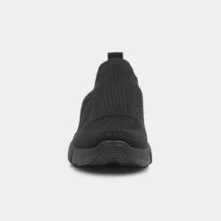 Lilley Dixie Womens Black Knitted Casual Shoe