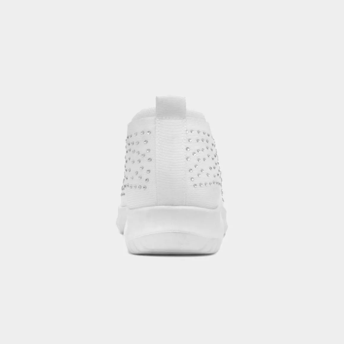 Lilley Drew Womens White Diamante Slip On Shoe