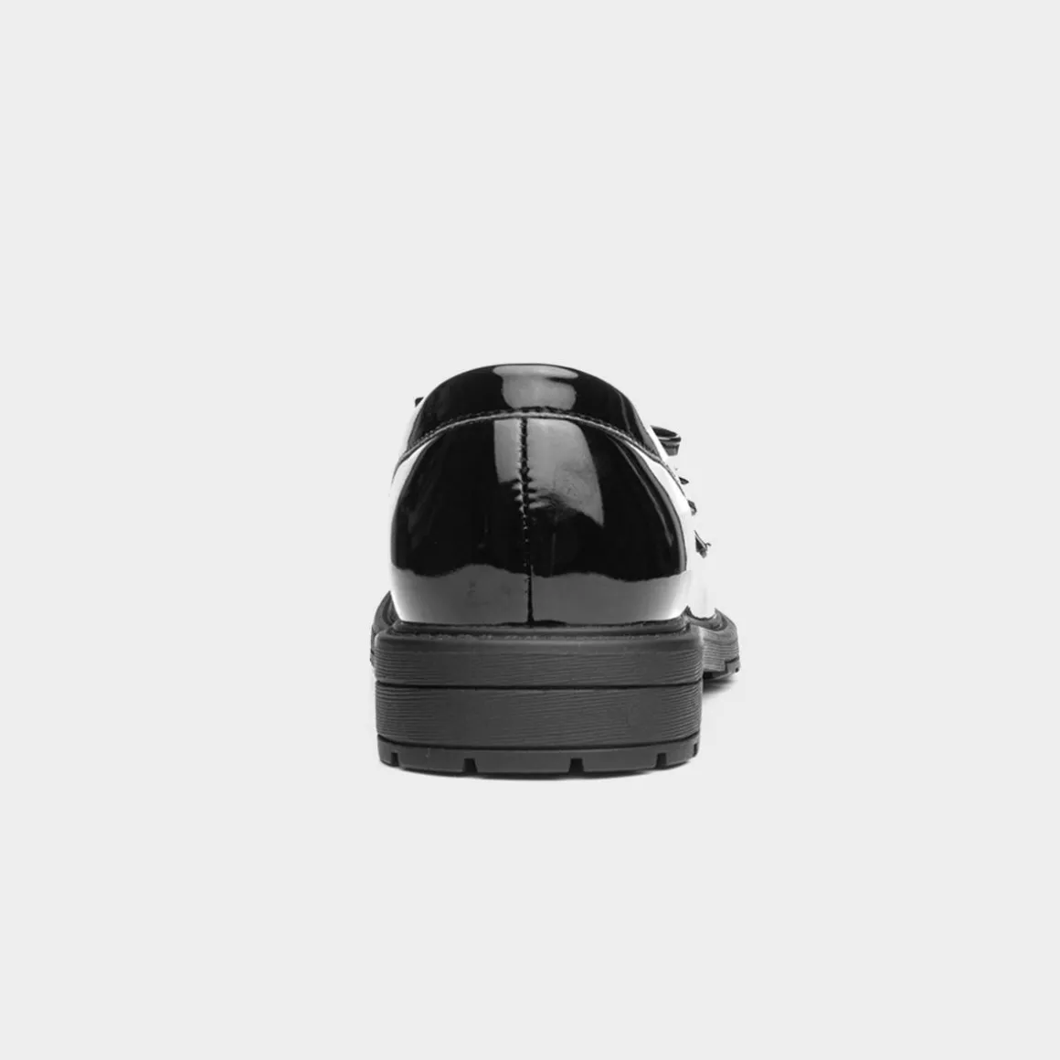 Lilley Fallon Girls Black Patent Loafer