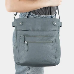 Lilley Felicity Womens Blue Cross Body Bag