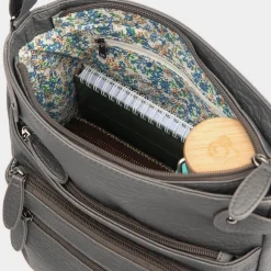 Lilley Felicity Womens Grey Cross Body Bag