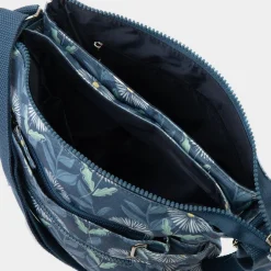 Lilley Florrie Blue & Floral Print Handbag