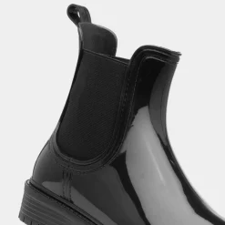 Lilley Gale Womens Black Chelsea Welly