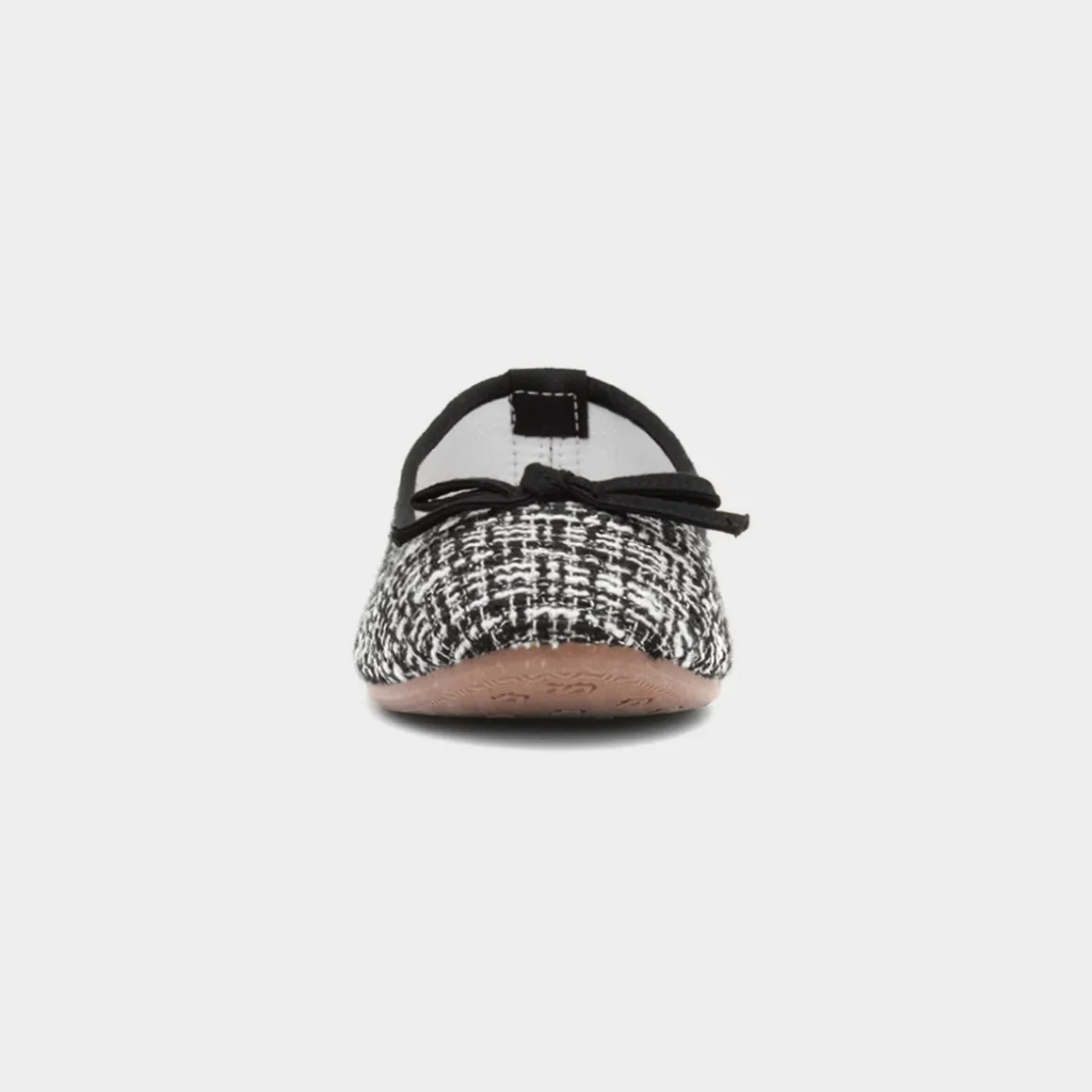 Lilley Grace Womens Black Bow Ballerina Shoe