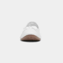 Lilley Grace Womens White Bow Ballerina Shoe