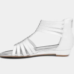 Lilley Isabel Girls White Diamante Sandal