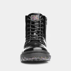 Lilley Junior Elizabeth Girls Black Patent Boots