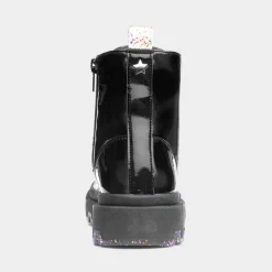 Lilley Junior Elizabeth Girls Black Patent Boots