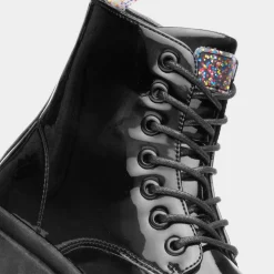 Lilley Junior Elizabeth Girls Black Patent Boots