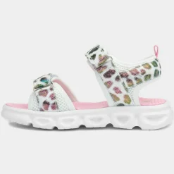 Lilley Junior Girls Multicoloured Light Up Sandals