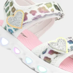 Lilley Junior Girls Multicoloured Light Up Sandals